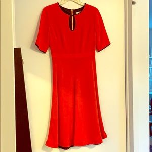 Kate Spade orange dress with 3/4 sleeves